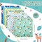 40 Pcs 10 x 10 Inches Animal Cotton Fabric Bundle Squares Precut